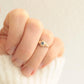 Art Deco Sapphire Ring. 10k Antique square setting ring.