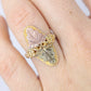 Black Hills Gold Ring. 10k Multi-Tone Black Hills Gold Filigree Ring.