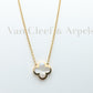 Van Cleef Arpels Pure Alhambra Necklace Genuine VCA 18k YG Vintage Shell Pendant