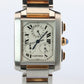 Vintage Cartier Tank Francaise Chronoflex Watch. Cartier 2303 Stainless Steel