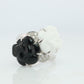 Chanel Camelia Ring. Genuine CHANEL 18k 750 Camelia Onyx Chalcedony Ring.
