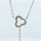 Chanel Camelia Necklace. Genuine CHANEL 18k 750 Camelia Chalcedony Drop Pendant.