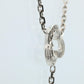 Chanel Camelia Necklace. Genuine CHANEL 18k 750 Camelia Chalcedony Drop Pendant.