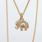 18k Chopard Happy Diamond Elephant Pendant. So Happy Chopard Necklace