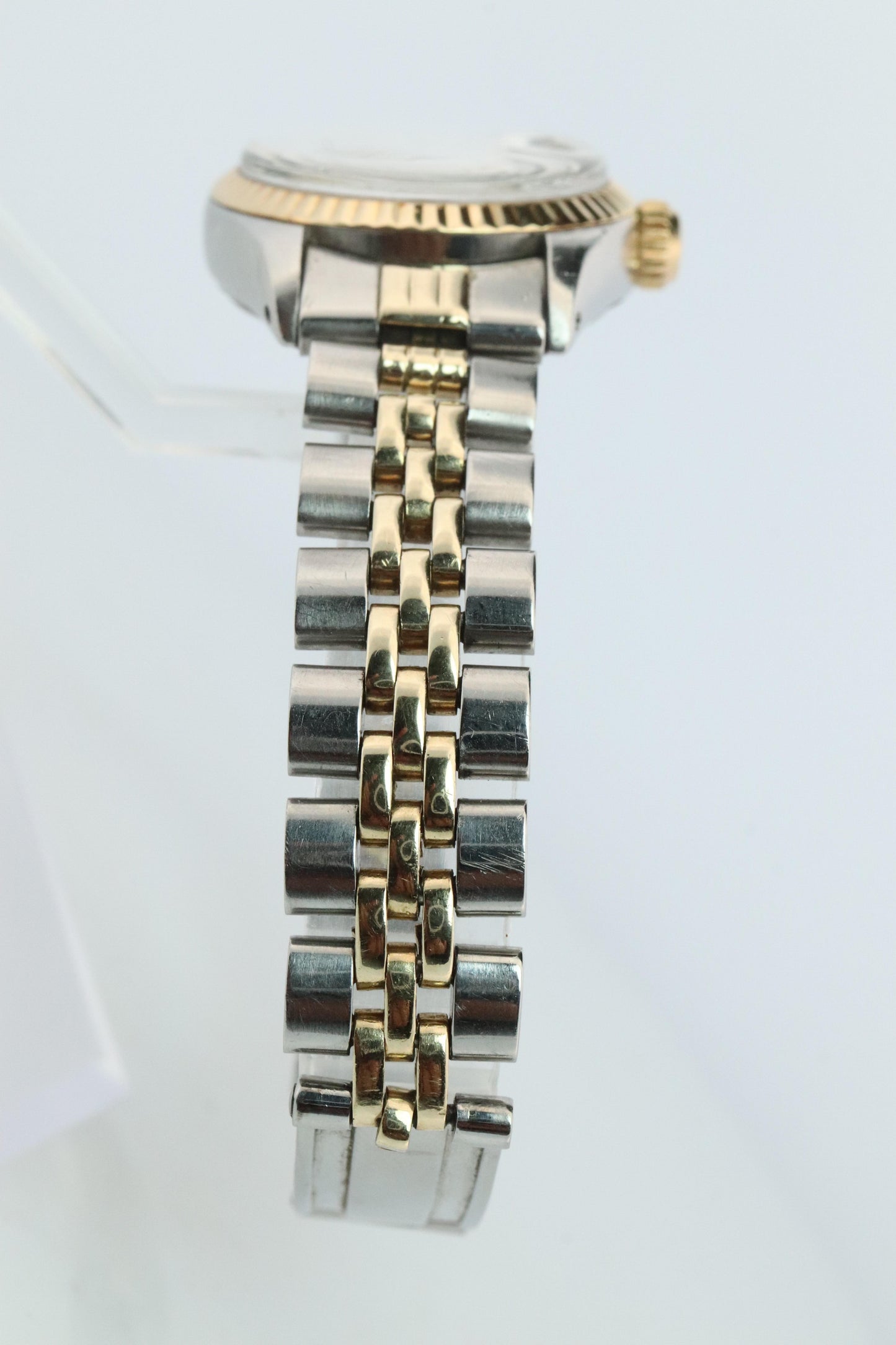Genuine Rolex 6917 Oyster Perpetual Date Watch. Ladies ROLEX 14k Multi tone
