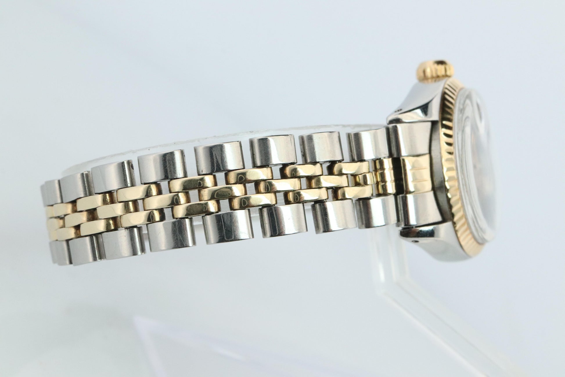 Genuine Rolex 6917 Oyster Perpetual Date Watch. Ladies ROLEX 14k Multi tone