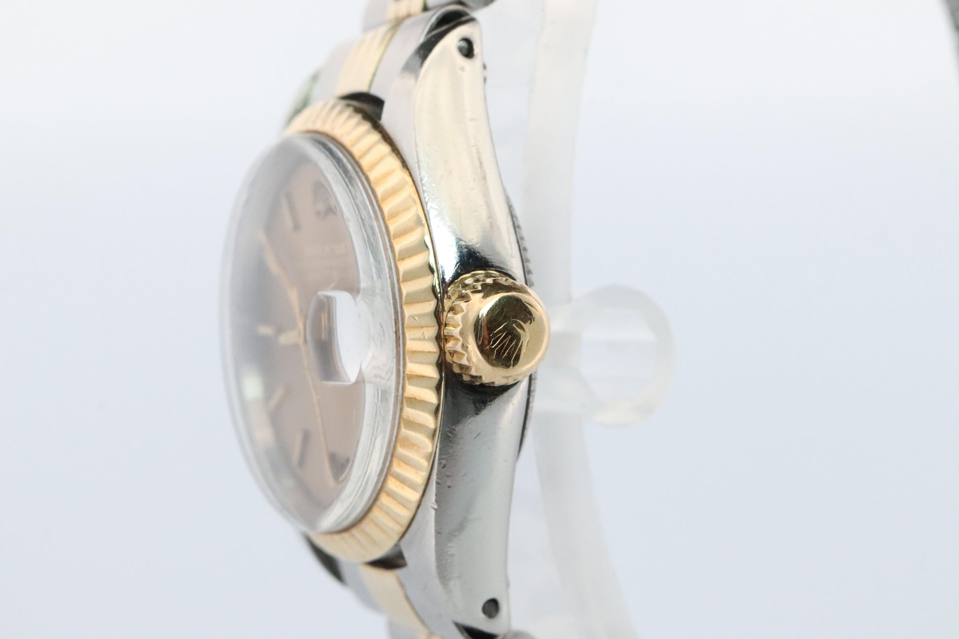Genuine Rolex 6917 Oyster Perpetual Date Watch. Ladies ROLEX 14k Multi tone