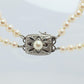 Mikimoto Necklace. Vintage 18k Gold Mikimoto Pearl Double Strand Necklace.