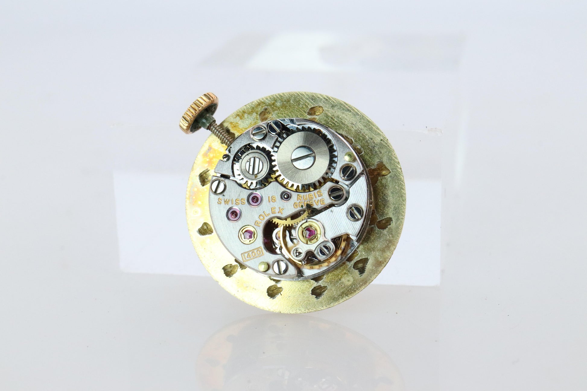 Genuine Rolex Orchid Watch. 18k YG Ladies Rolex 2671 Mechanical Windup Watch.