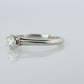 Certified Tiffany and Co Diamond Ring .26ct Tiffany Platinum Engagement ring