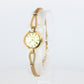Genuine 18k Rolex Watch. 18k YG Ladies 8106 Dainty Cocktail Ladies Rolex