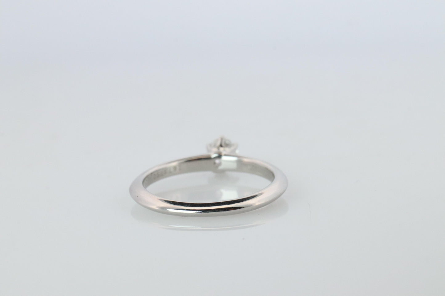 Certified Tiffany and Co Diamond Ring .26ct Tiffany Platinum Engagement ring