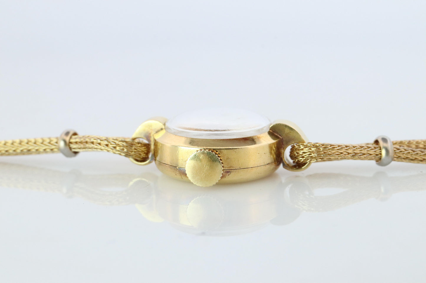 Genuine 18k Rolex Watch. 18k YG Ladies 8106 Dainty Cocktail Ladies Rolex
