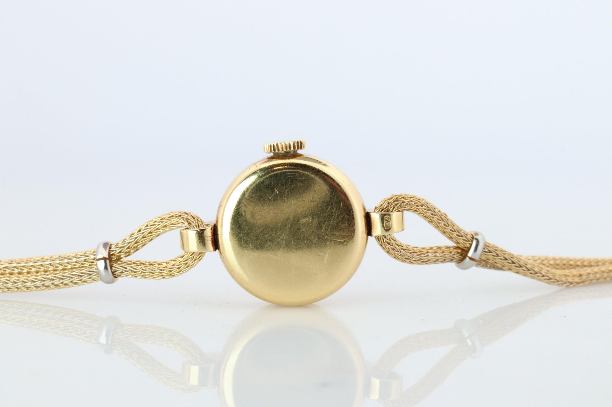 Genuine 18k Rolex Watch. 18k YG Ladies 8106 Dainty Cocktail Ladies Rolex