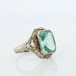 Otsby Barton TOPAZ Ring. 10k Yellow Gold Spinel. OB from Art Deco 1920