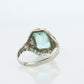 Otsby Barton TOPAZ Ring. 10k Yellow Gold Spinel. OB from Art Deco 1920