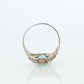 Otsby Barton TOPAZ Ring. 10k Yellow Gold Spinel. OB from Art Deco 1920