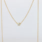 Vintage Tiffany Co Necklace Elsa Peretti Diamond by the Yard 0.10ct Solitaire 1P