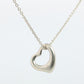 Tiffany and Co Heart Pendant. Platinum Tiffany Elsa Peretti Heart Necklace