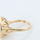 14k Gold Signet Ring with a 2 Pence Bermuda Hogge Coin.