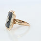 10k ONYX Diamond ring. Vintage Budlong, Dockert & Armstrong BDA ring