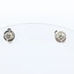 Tiffany & Co Diamond Stud Earrings. Platinum T&CO Diamond Studs.