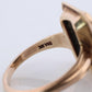 10k ONYX Diamond ring. Vintage Budlong, Dockert & Armstrong BDA ring