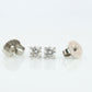 Tiffany & Co Diamond Stud Earrings. Platinum T&CO Diamond Studs.
