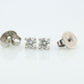 Tiffany & Co Diamond Stud Earrings. Platinum T&CO Diamond Studs.