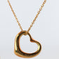 Tiffany and Co Heart Pendant. 18k Tiffany Elsa Peretti Heart Necklace