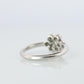 Tiffany and Co. Diamond Ring. Platinum Enchant Flower Diamond Band.