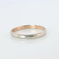 18k Antique 1890s White Gold Embossed Band.