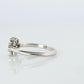 Tiffany and Co. Diamond Ring. Platinum Enchant Flower Diamond Band.