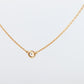 Vintage Tiffany Co Necklace Elsa Peretti Diamond by the Yard 0.10ct Solitaire 1P