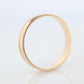 14k Milgrain Wide Band. 14k Yellow Gold Engraved Edging Wedding Ring.