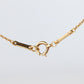 Vintage Tiffany Co Necklace Elsa Peretti Diamond by the Yard 0.10ct Solitaire 1P