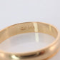 14k Milgrain Wide Band. 14k Yellow Gold Engraved Edging Wedding Ring.