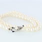 MIKIMOTO 14k White Gold Pearl Necklace. 7mm Pearls Chocker Necklace.