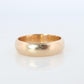 14k Wide band. Comfort Fit 6mm Wide Wedding ring yellow Gold.
