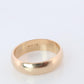 14k Wide band. Comfort Fit 6mm Wide Wedding ring yellow Gold.