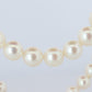 MIKIMOTO 14k White Gold Pearl Necklace. 7mm Pearls Chocker Necklace.