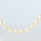 MIKIMOTO 14k White Gold Pearl Necklace. 7mm Pearls Chocker Necklace.