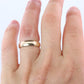 14k Wide band. Comfort Fit 6mm Wide Wedding ring yellow Gold.