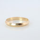 14k Knife Edge band. 14k RAMCO vintage 3mm Yellow Gold Ring.