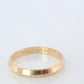 14k Knife Edge band. 14k RAMCO vintage 3mm Yellow Gold Ring.