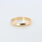 14k Knife Edge band. 14k RAMCO vintage 3mm Yellow Gold Ring.
