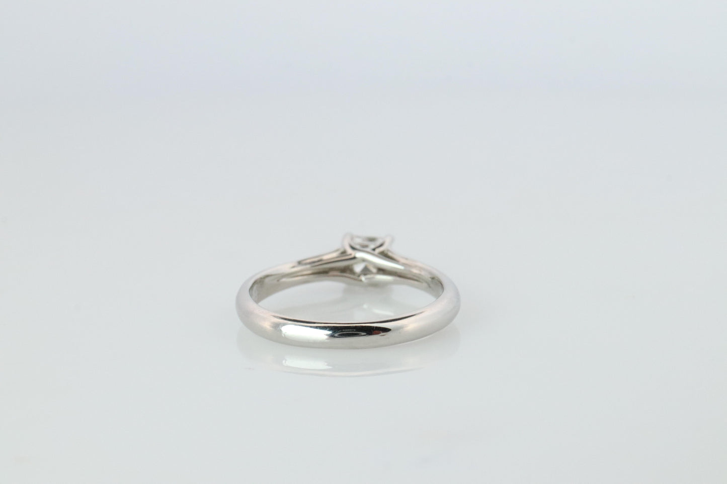Certified Tiffany and Co Diamond Ring .28ct Tiffany Platinum Lucida Engagement