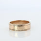 9k Antique Gold Band. Made by E. Tiessen South Africa.