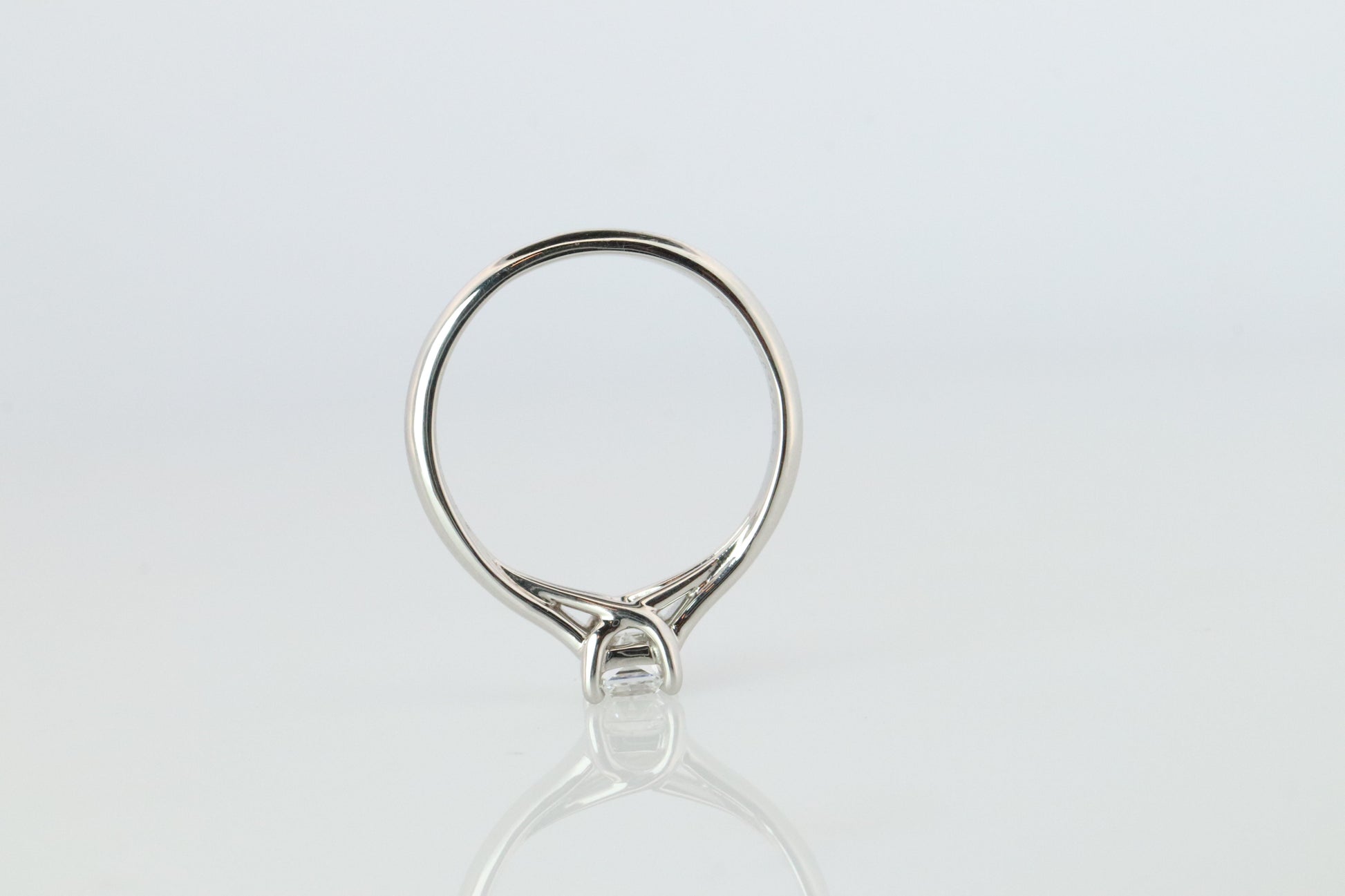 Certified Tiffany and Co Diamond Ring .28ct Tiffany Platinum Lucida Engagement