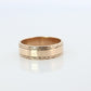 9k Antique Gold Band. Made by E. Tiessen South Africa.